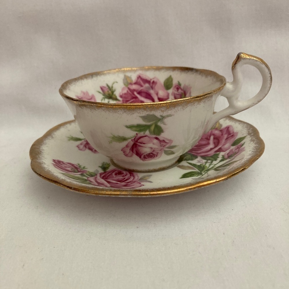 Royal Standard Orleans Rose Cup and  Saucer Shabby Chic